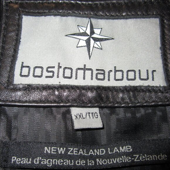 Boston Harbour Men's XXL New Zealand Lamb Leather Jacket - Picture 6 of 10